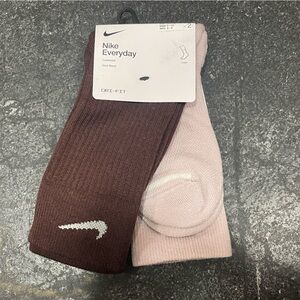 Nike Everyday Wool Cushioned Crew Socks -  2 Pair NWT
